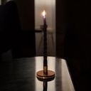 Kerzenständer kupfer/schwarz 6cm