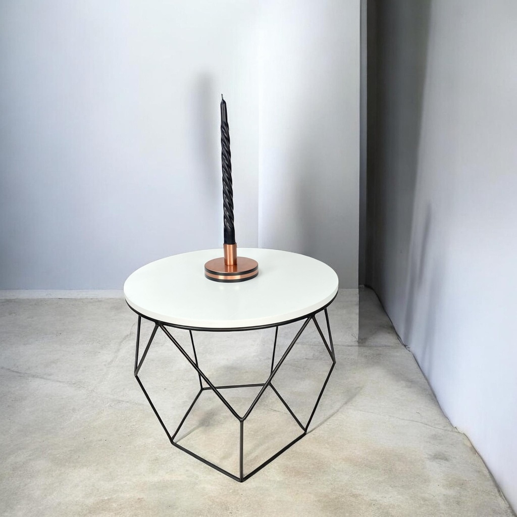 Kerzenständer kupfer/schwarz 6cm