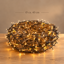 Weidenkorb D: ca. 40cm beleuchtet