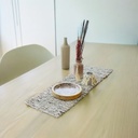 Tischläufer Holz white wash ca. 90x30 cm