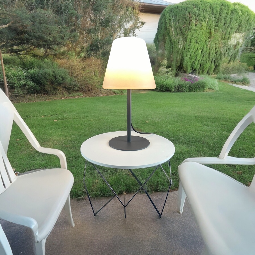 Tischlampe "Luna"  54cm outdoor Zuleitung 5m