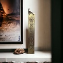 Metallschild "Welcome" 9 x 55cm gold-wash