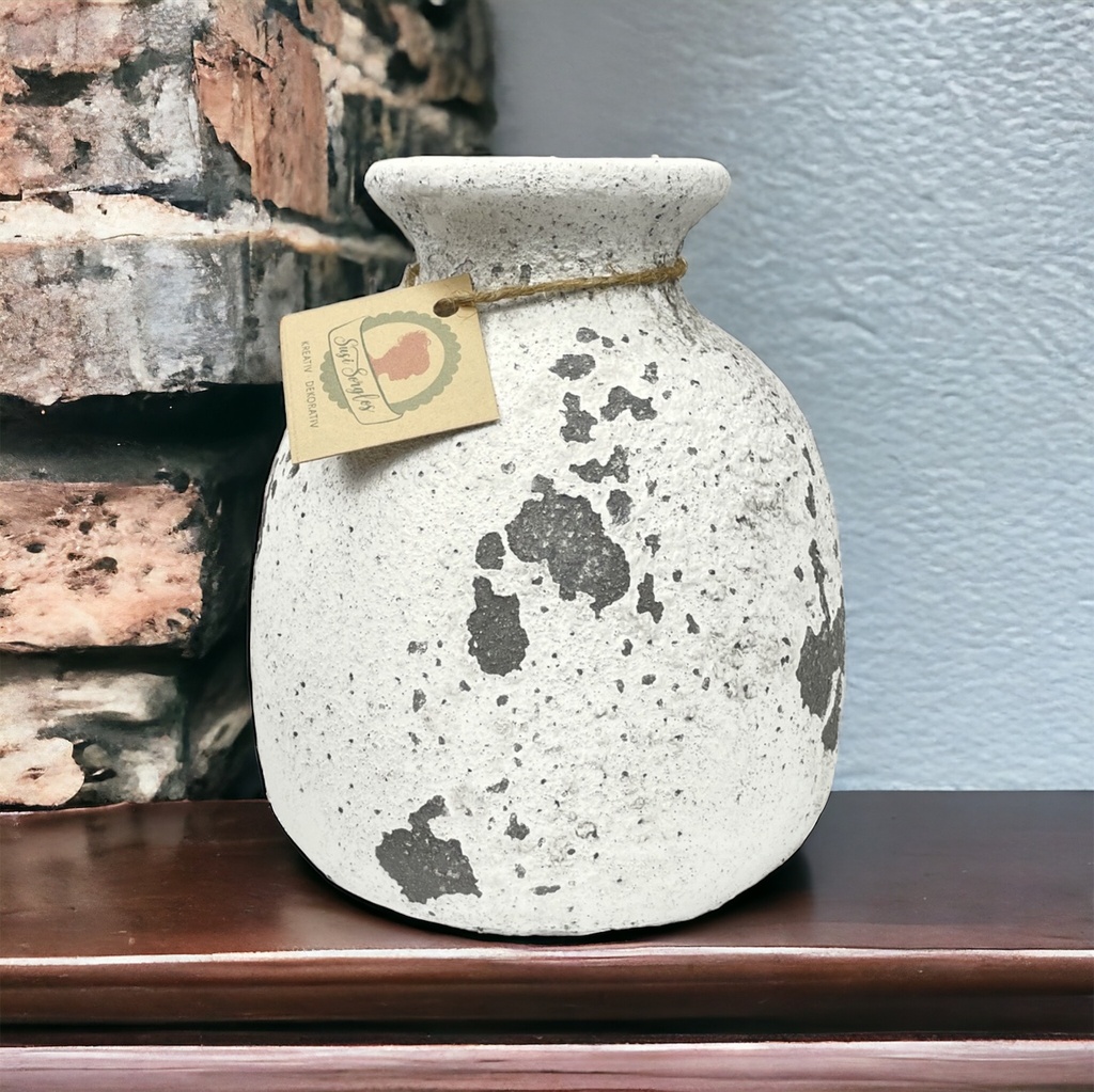 Vase "Helena" aus Beton 14x16cm