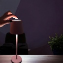 Tischlampe kleiner Schirm LED touch on/off dimmbar