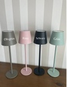 LED Tischlampe beschriftet
