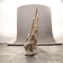 Wurzel aus Teakholz / Größe: ca. 70x50x155 cm