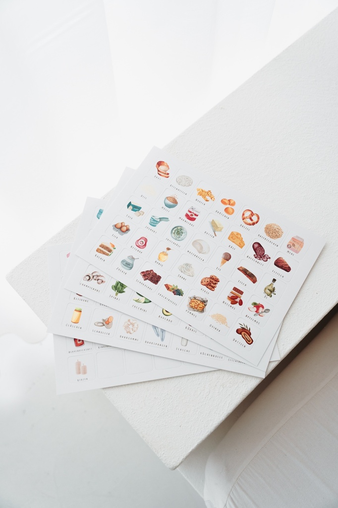 Einkaufsliste für Kinder