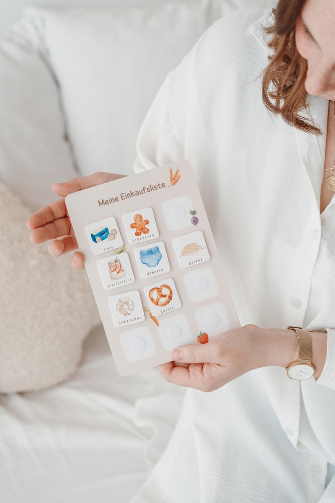 Einkaufsliste für Kinder