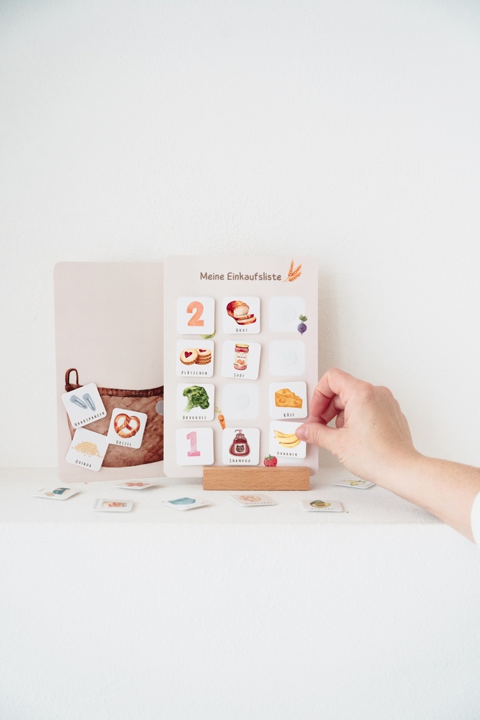 Einkaufsliste für Kinder