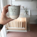 Personalisierte Tasse mit eigener Handschrift oder Zeichnung