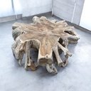Tisch aus Teakwurzel H: 48cm D: ca.100cm
