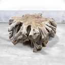 Tisch aus Teakwurzel H: 48cm D: ca.100cm