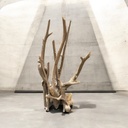 Wurzel aus Teakholz / Größe: ca. 70x50x155 cm