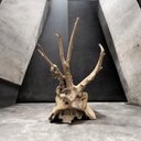 Wurzel aus Teakholz / Größe: ca. 70x50x155 cm