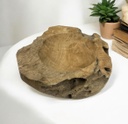 Schale aus Teakholz ca. D: 30cm
