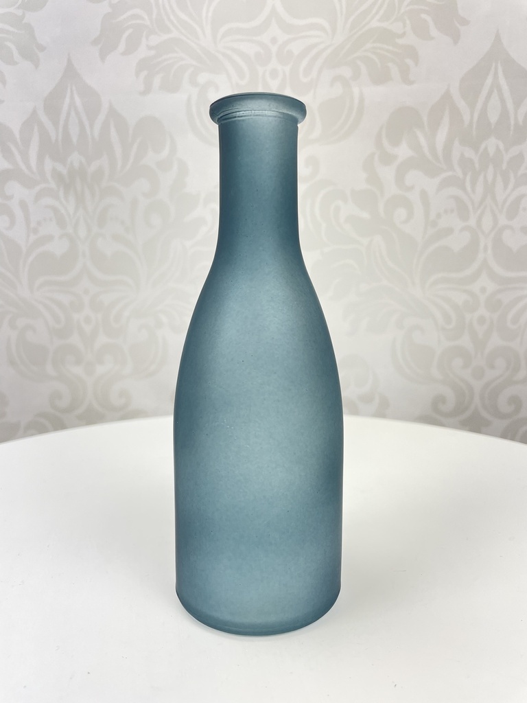Flaschenvase " Suse" blau H: 19cm D: 6,5cm