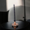 Kerzenständer kupfer/schwarz 6cm