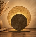 Tischlampe gold H: 39,5cm