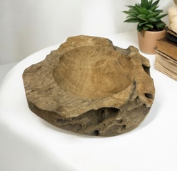[A213] Schale aus Teakholz ca. D: 30cm