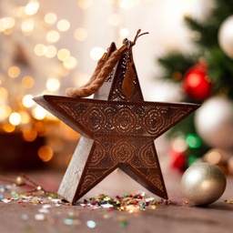 [A1055] Teelichhalter Stern orientalisch 33 cm x 8 cm x 31,5 cm