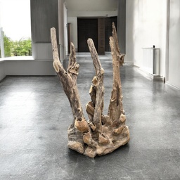 [A597a3] Wurzel aus Teakholz / Größe: ca. 70x50x155 cm