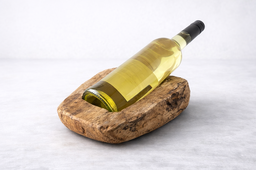 [A194] Teakholz Flaschenhalter 20x20x8cm