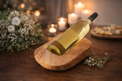 Teakholz Flaschenhalter 20x20x8cm